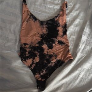 Dippin' Daisy's Black and Tan Bodysuit One Piece